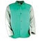 Magid SparkGuard 1830LS Green Flame Resistant Standard Weight Jacket with Grey Leather Sleeves, XL 1830LS-XL - alternate 2